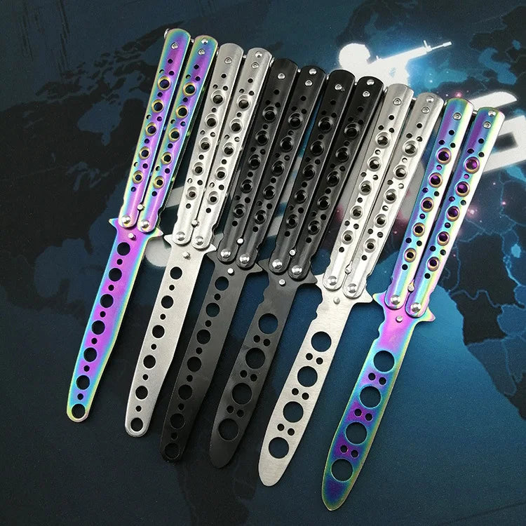 Multi color Butterfly Knife for training and beginners