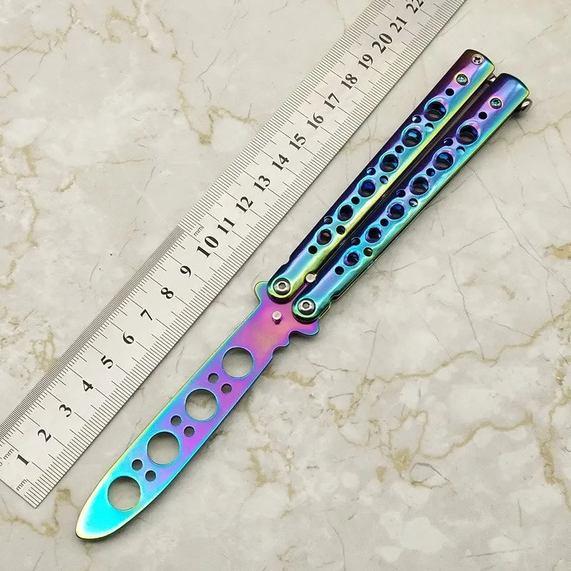 Multi color Butterfly Knife for training and beginners