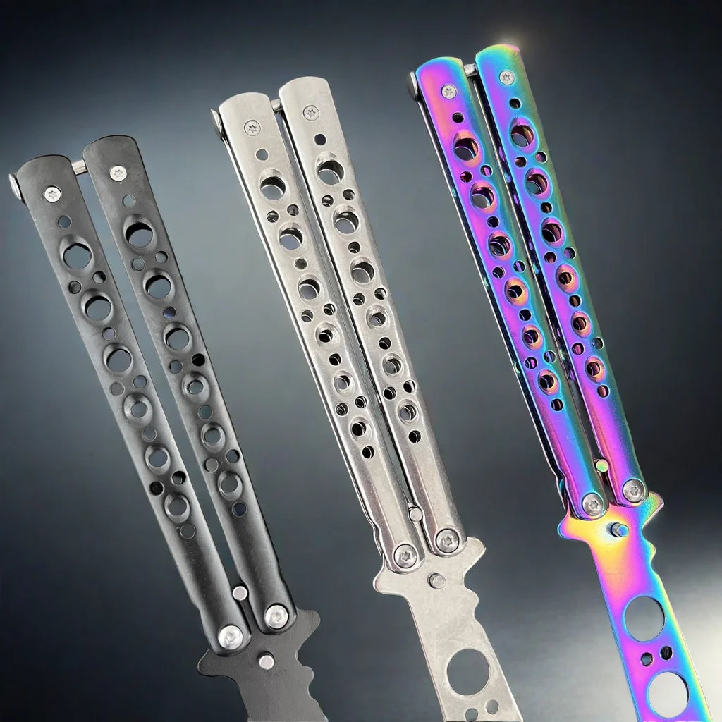 Multi color Butterfly Knife for training and beginners